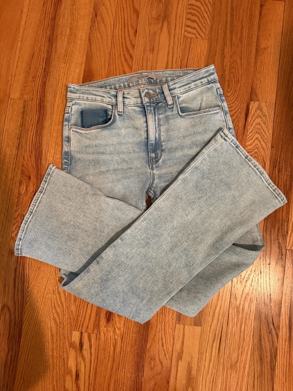 Hudson Jeans Light Blue Denim Nico Flourish